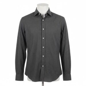 Lauren Ralph Lauren Slim Fit Dress Shirt Black Performance Stretch Preppy Large